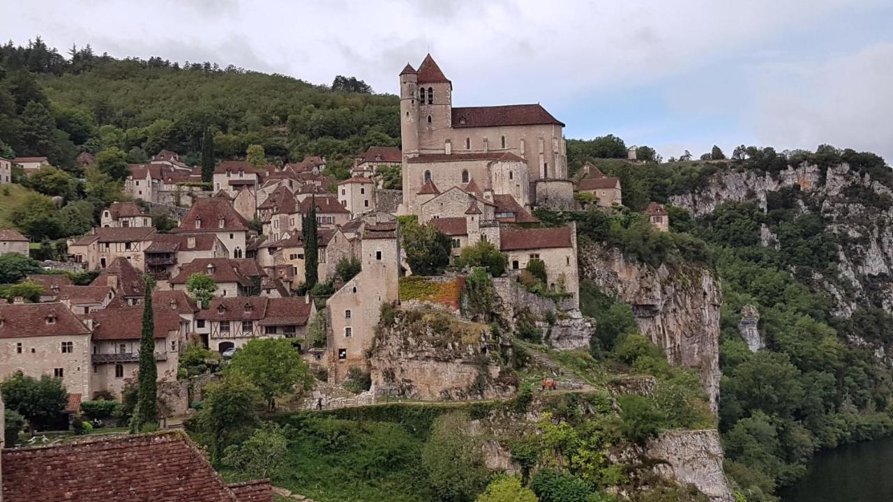 Le Refuge Du Cele Cabrerets Exterior foto
